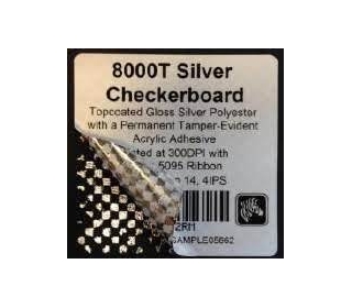 Specjalna etykieta syntetyczna 8000T Silver Checkerboard