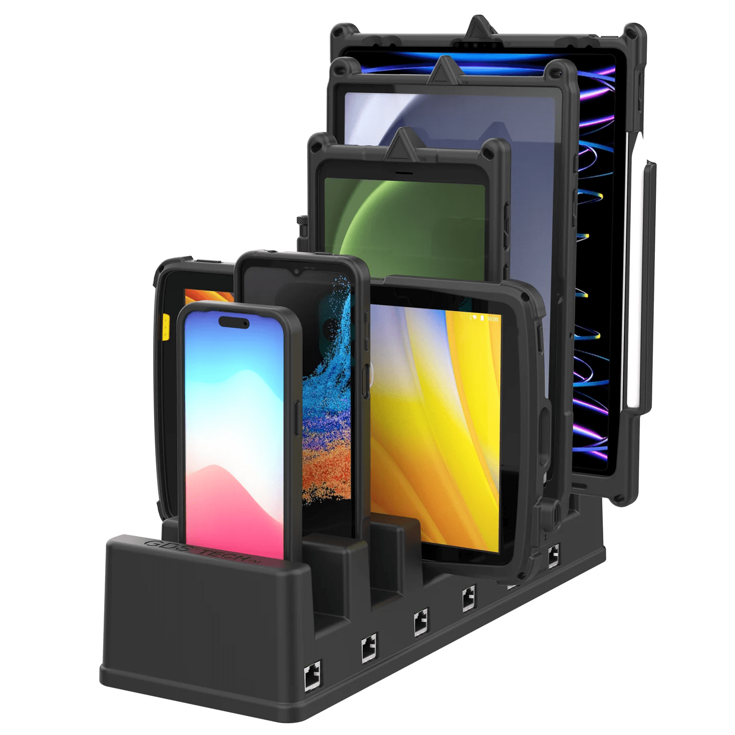 6-portowy dok ładujący (z RJ45) RAM Mounts dla tabletów