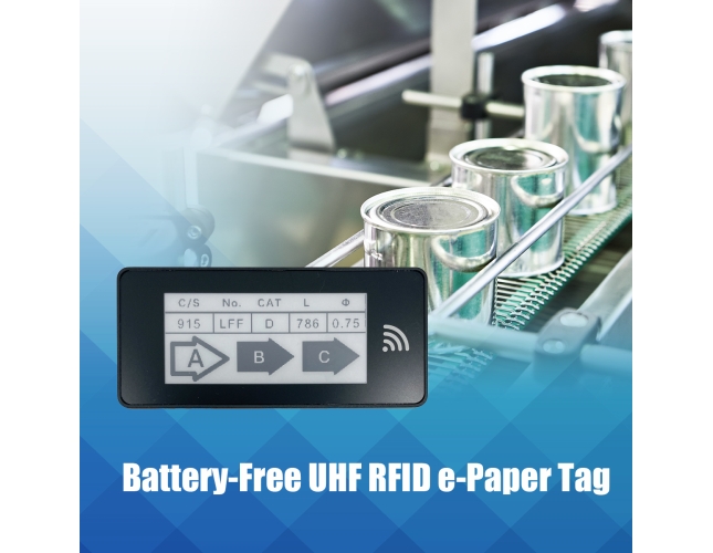 Bezbateryjne tagi UHF RFID e-Paper Unitech
