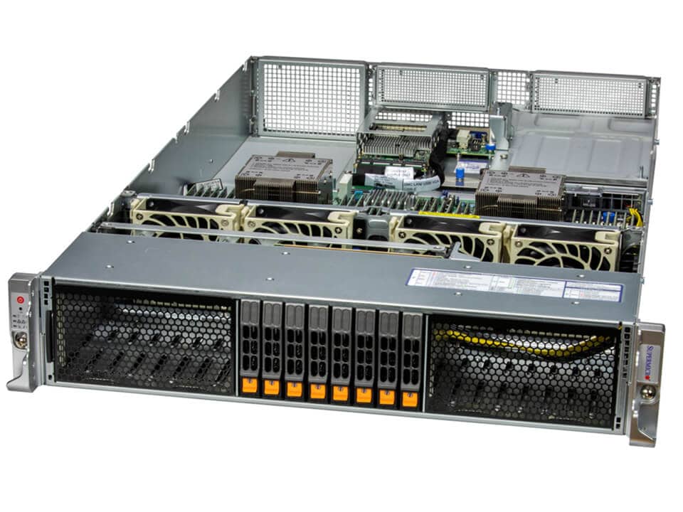 Supermicro SYS-221H-TNR – serwer 2U Hyper GPU do 8 kart