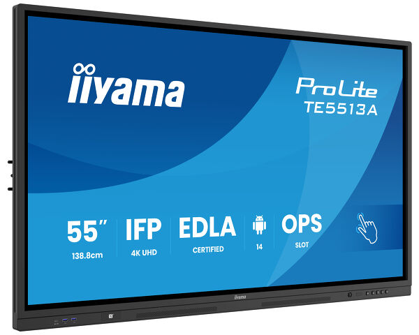 55-calowy interaktywny wyświetlacz iiyama ProLite TE5513A-B1AG